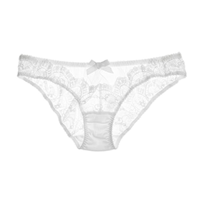 Stretch Lace and Tulle Briefs