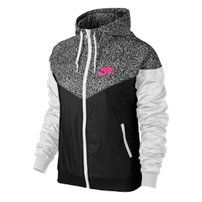 Printed Windrunner in Hyper Pink