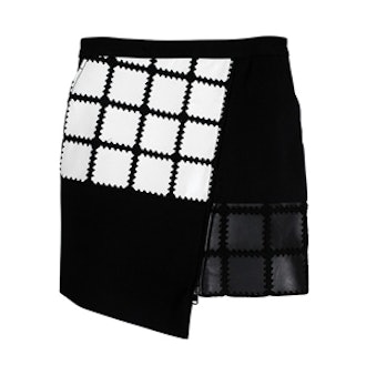 Leather Crochet Skirt