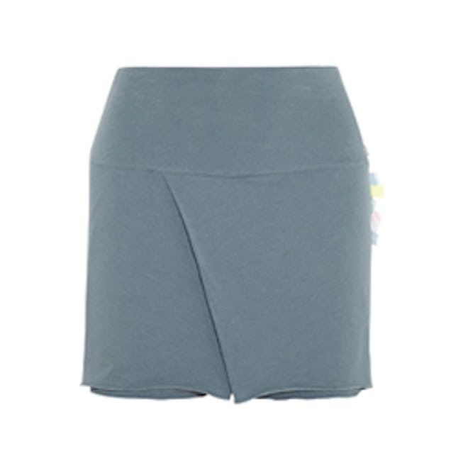 Sari Folded Stretch-Jersey Shorts