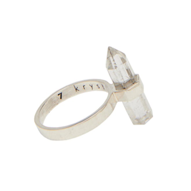 Mini Thin Ring with Crystal