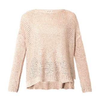 Lattice-Knit Sweater