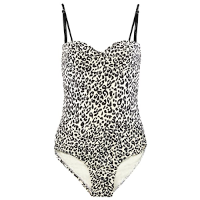 St. Barts Leopard-Print Swimsuit