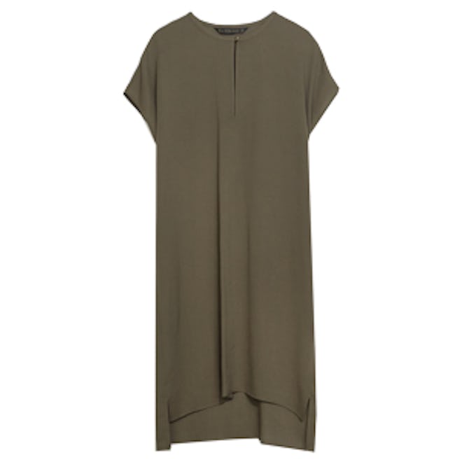 Dress with Asymmetric Hem