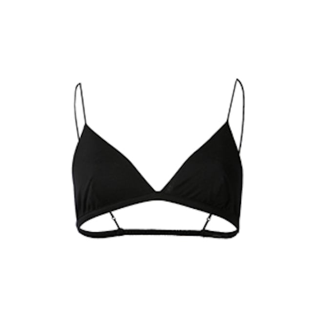 Black Triangle Bra