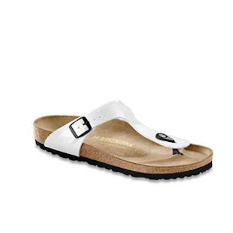 White T-Strap Sandal