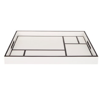 Lacquer Grid Breakfast Tray