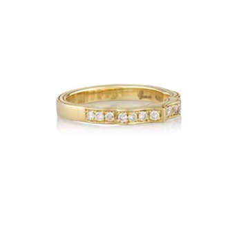 Pave Diamond Gold Ring