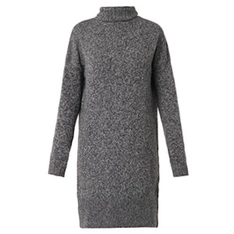 Wool and Cashmere Blend Knit Dress