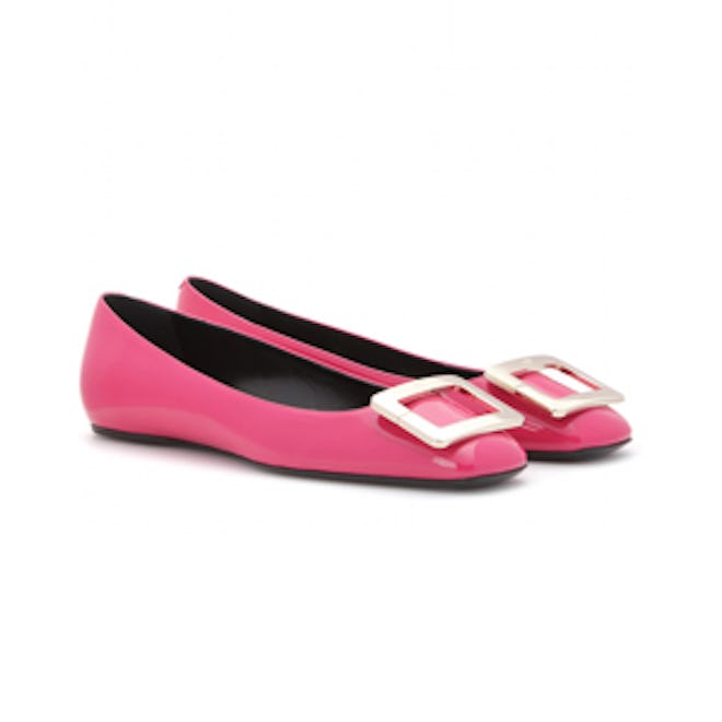 Patent Leather Ballerina Flats