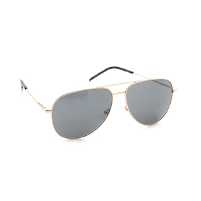 Classic Metal Aviator Sunglasses