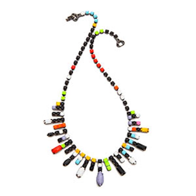 De Stijl Neon Jewel Necklace