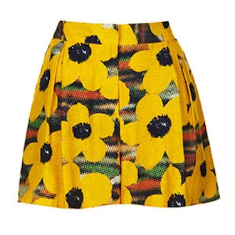 Poppy Print Shorts