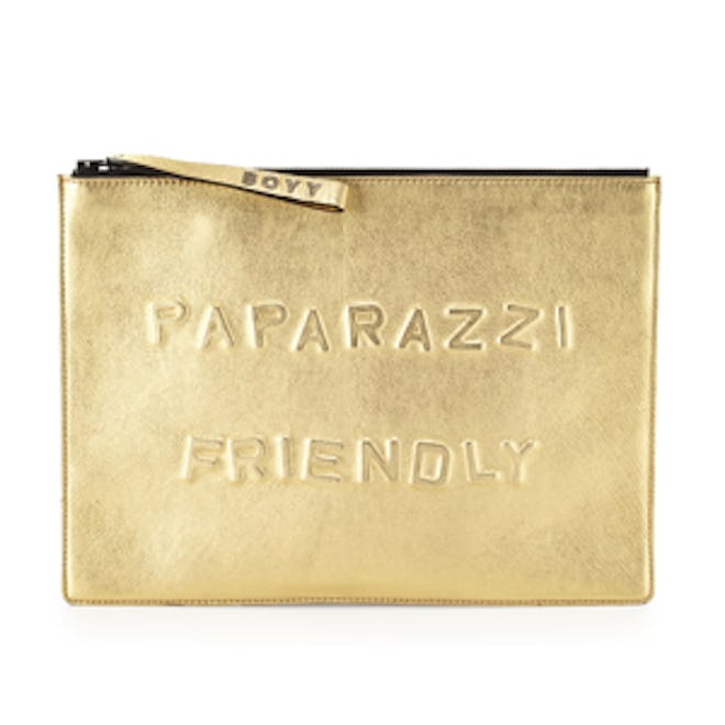 Paparazzi Friendly Metallic Clutch Bag