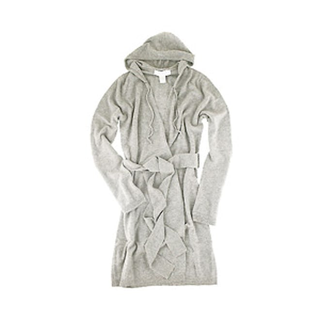 Cashmere Short Wrap Hoodie