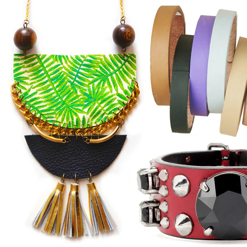 Currently Coveting: Leather Jewelry