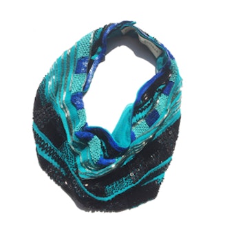 Kinsey Teal Scarf Necklace