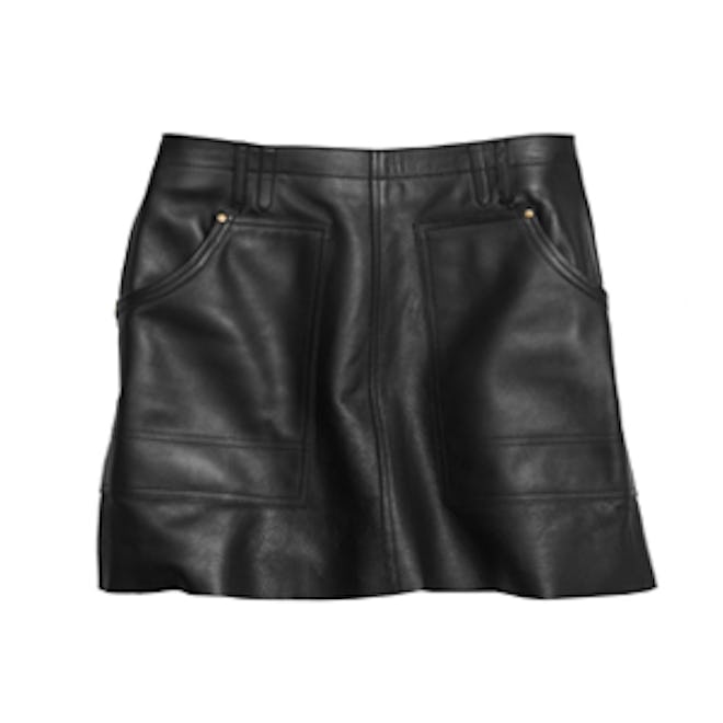 Leather Workwear Skirt