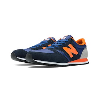Sneakers In Navy And Orange