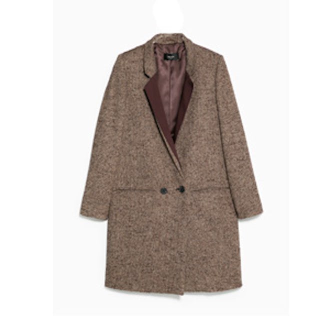 Flecked Wool Coat