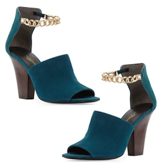 Berlin Ankle Chain Suede Sandals