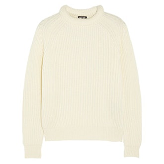 Ribbed Merino Wool Sweater