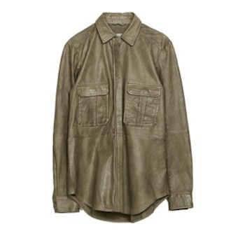Leather Military Shirt
