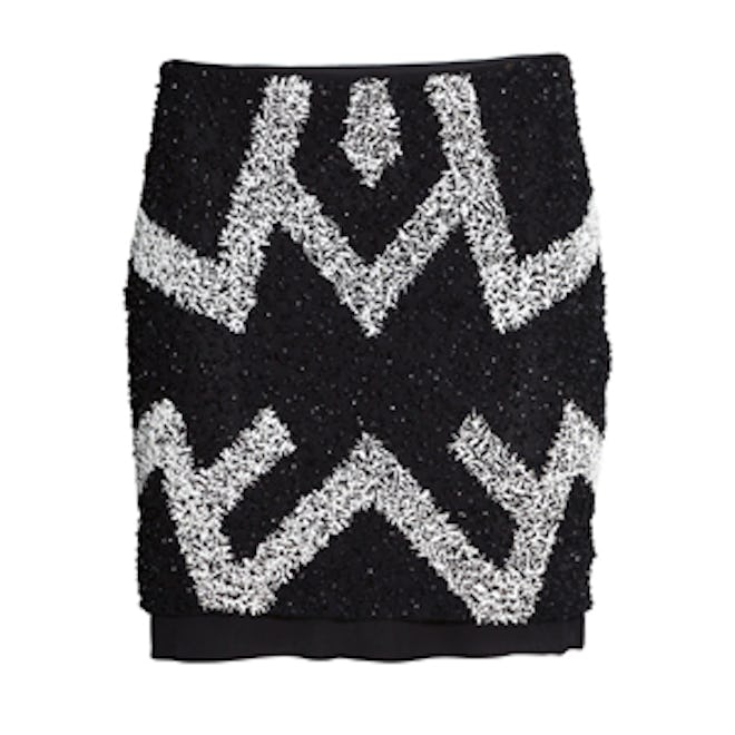 Sequined Patterned Skirt