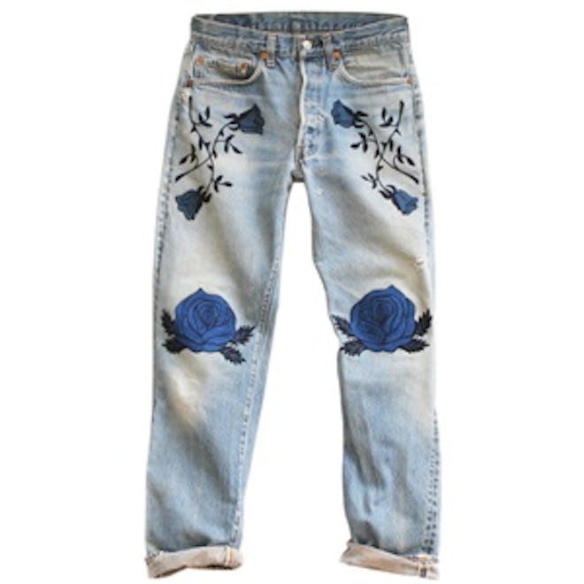 The Conjure Flower Denim Jeans