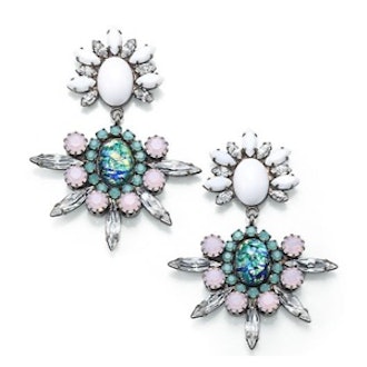 Mika Crystal Cluster Earrings