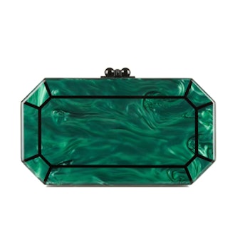Faceted Acrylic Box Clutch