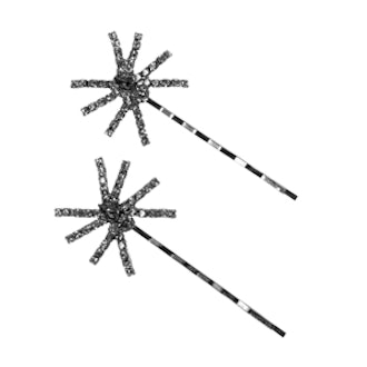 Spider Swarovski Crystal Hair Slides