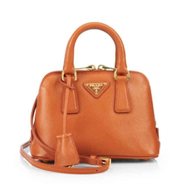 Saffiano Mini Satchel