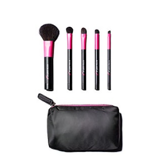 Proudly Pink Five-Piece Purse Brush Set