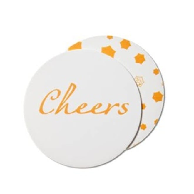 Customized Confetti Cheers Coasters