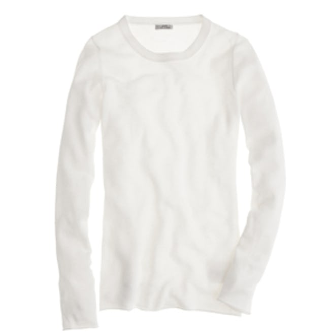 Long Sleeved Cashmere Tee