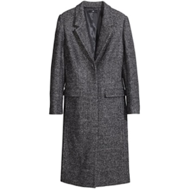 Melange Coat in Wool Blend