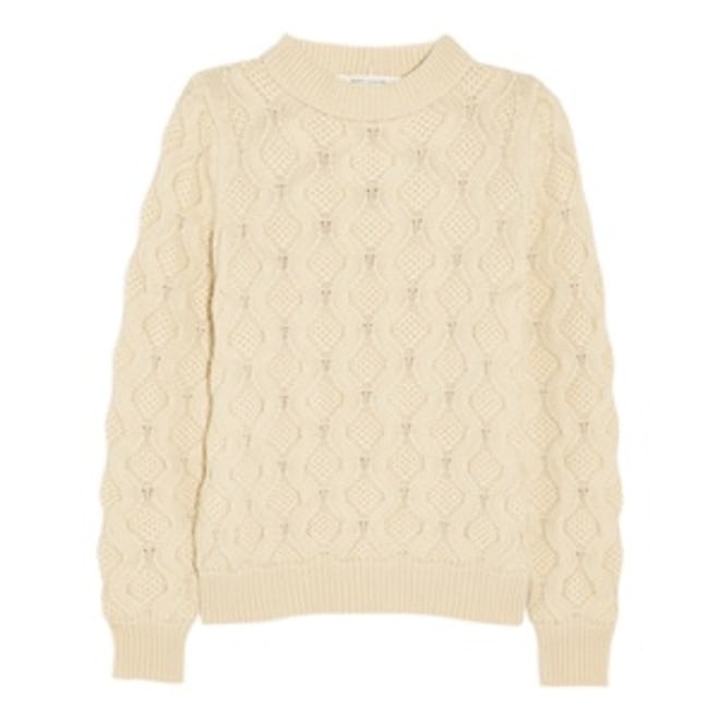 Cable Knit Cashmere Sweater