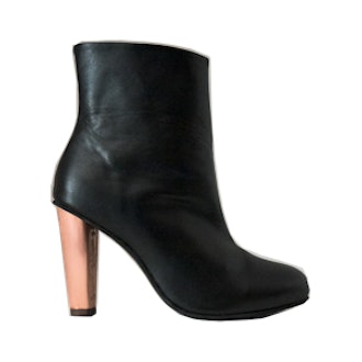 Copper Heel Ankle Boot