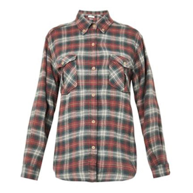 Etoile Vadisse Checked Flannel Shirt