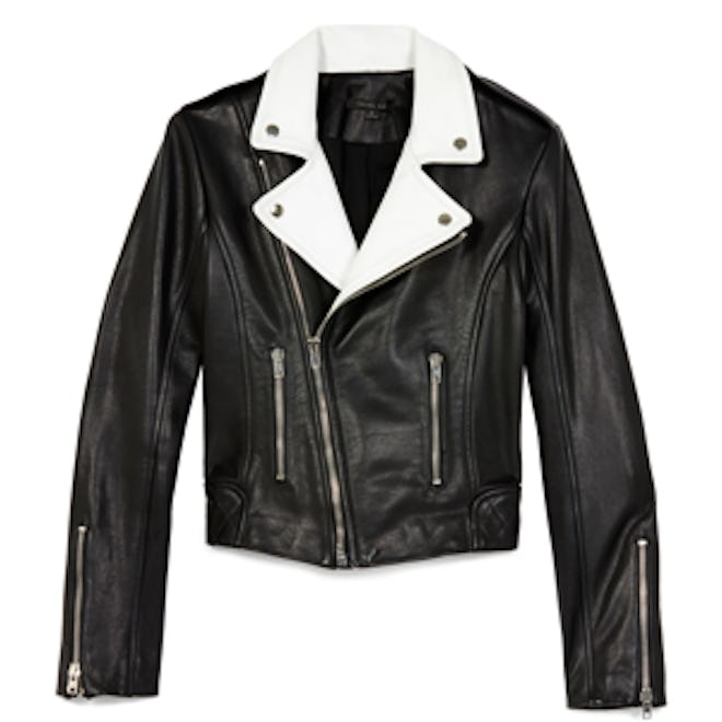 Rylan Nappa Leather Moto Jacket