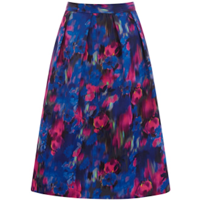 Blurred Floral Skirt