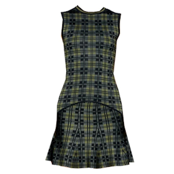 Drop Waist Plaid Dress