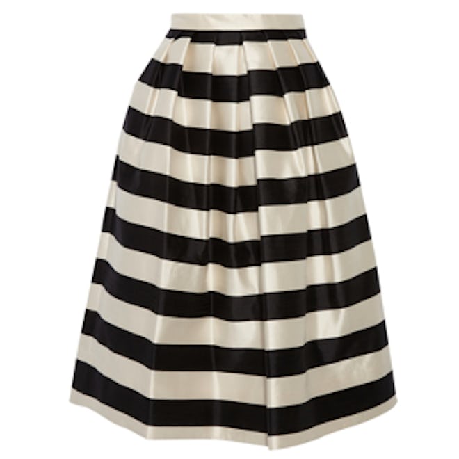 Striped Midi Skirt