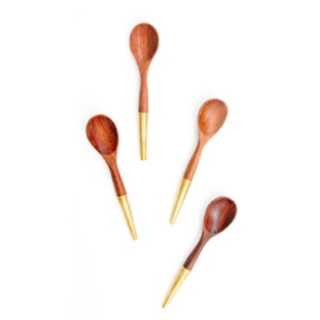 Brass-Tipped Spice Spoons