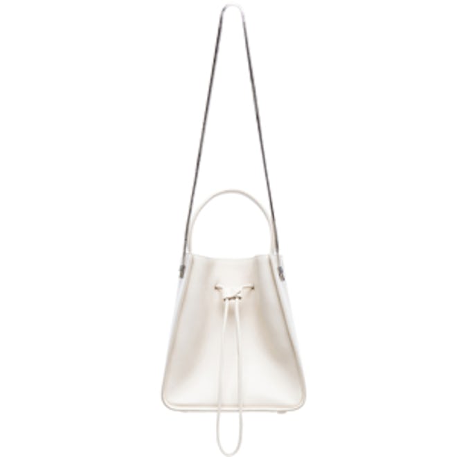 Soleil Bucket Bag in Off White