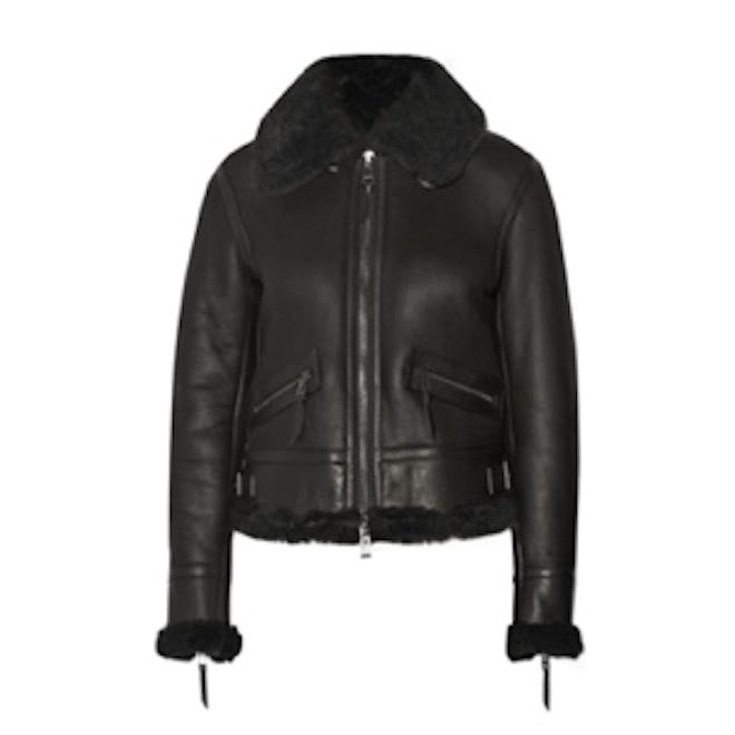 Tilda Shearling-Lined Leather Jacket