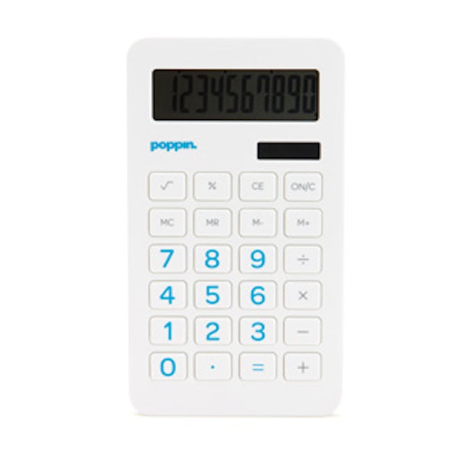 White Eco-Calculator