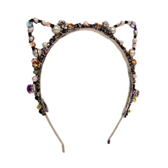 Josie Multicolor Crystal Cat Ear Headband