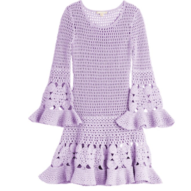 Cashmere Cotton Crochet Dress